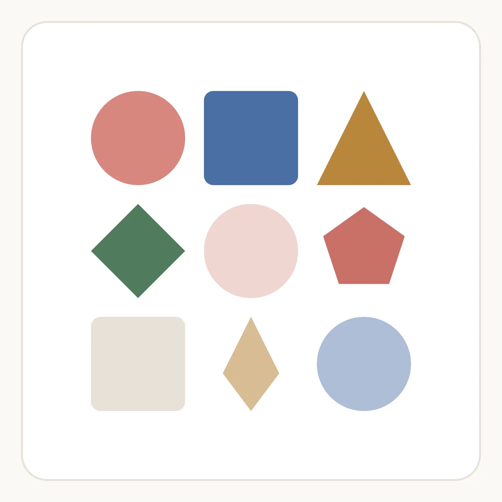 Shapes and Colors — Matching Activity Pack